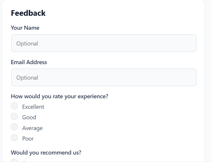 Feedback